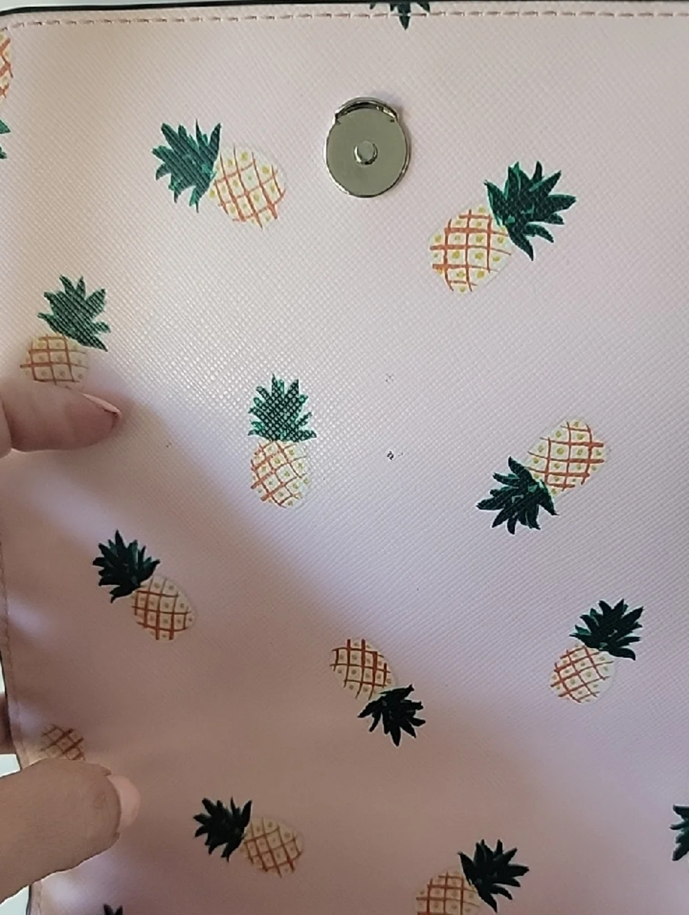 kate spade Pink Pineapple Print Top-Handle Crossbody